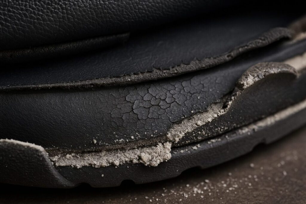 劣化した合皮