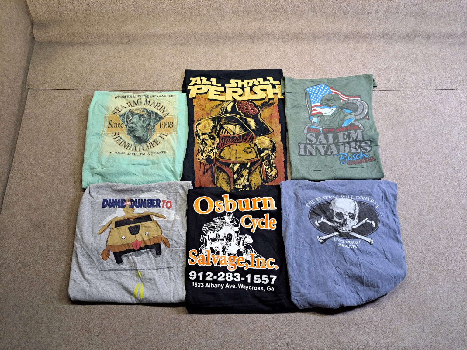 USA輸入グラフィックTシャツの一例
